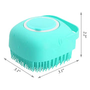Bathroom Puppy Big Dog Cat Bath Massage Gloves Brush Soft Safety