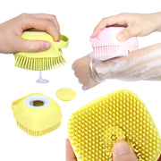Bathroom Puppy Big Dog Cat Bath Massage Gloves Brush Soft Safety