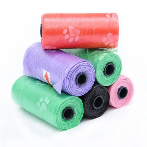 Eco-Friendly Degradable Dog Poop Bags – 5 Rolls 100pcs for Cats & Dogs
