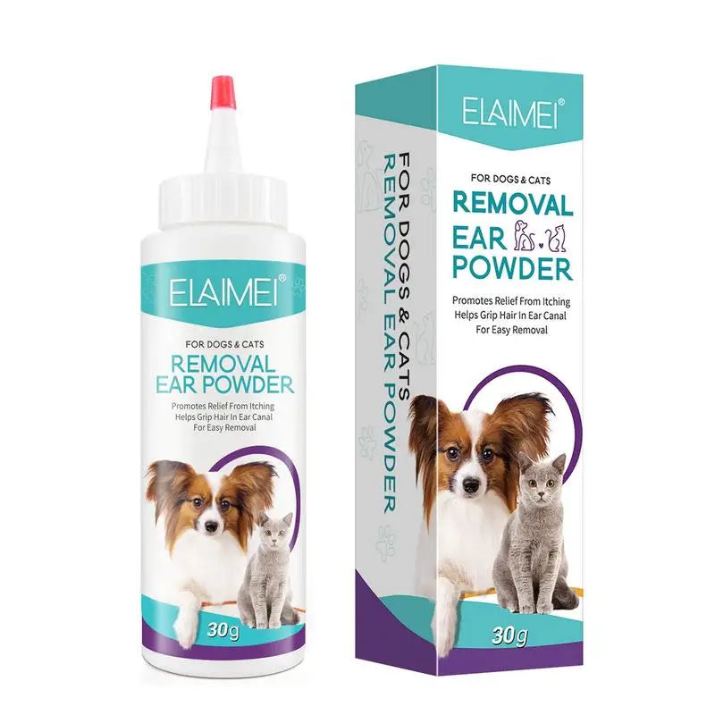 Load image into Gallery viewer, Ear Powder Pet Ear Cleaner Pet Ear Hair Removing Powder Healthy Care Anti-ticks Cleaning Supplies Dog Products
