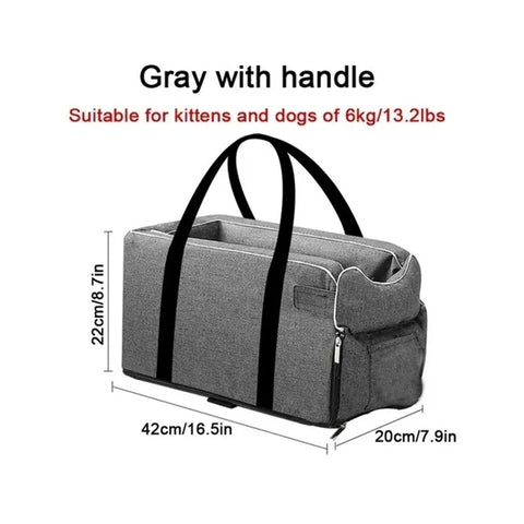 Nonslip Pet Travel Booster and Safety Seat