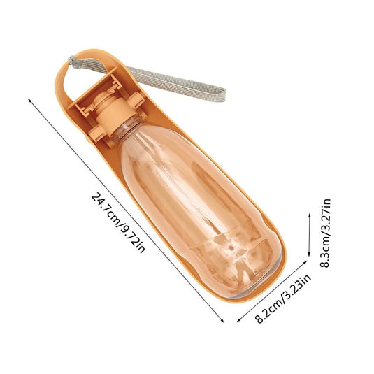 Portable Dog Water Bottle – Outdoor Drinking Mug For Long Walks