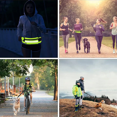 Reflective Hands-Free Dog Leash