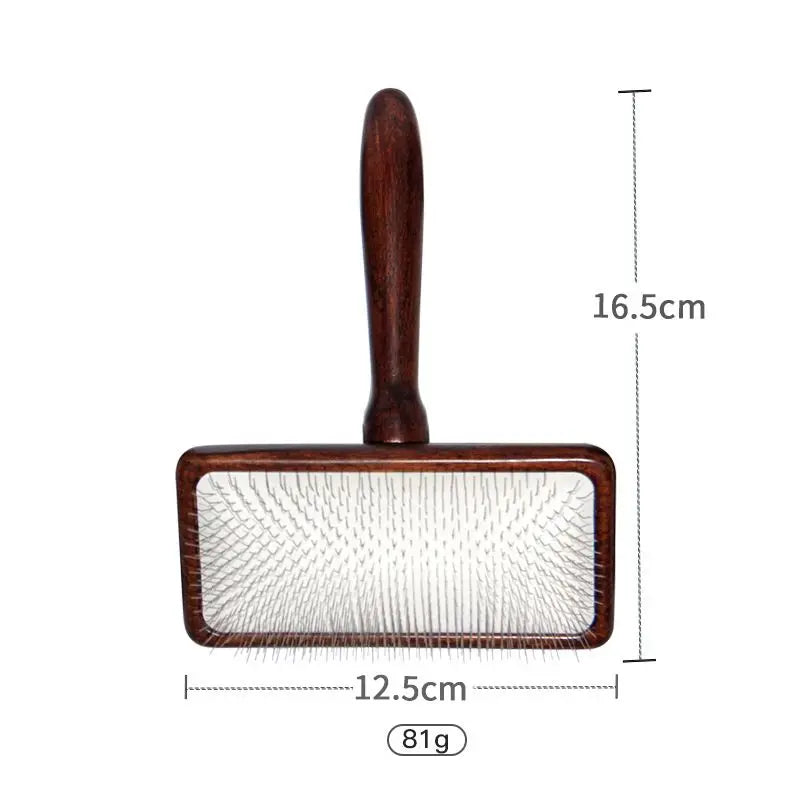 Load image into Gallery viewer, Sustainable Wood &amp; Stainless Steel Pet Grooming Set
