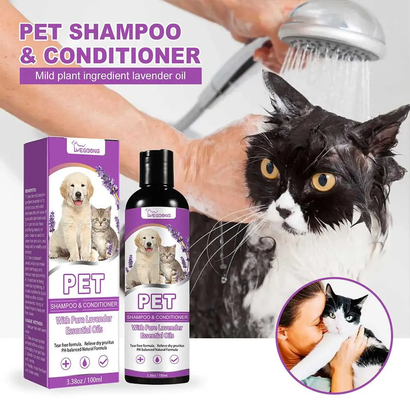 Load image into Gallery viewer, Pet Hair Softening Shampoo Pet Shower Gel Removing Mites
