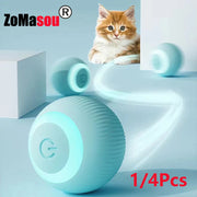 Eco-Smart Interactive Pet Ball with motion technology for dogs and cats, USB rechargeable.