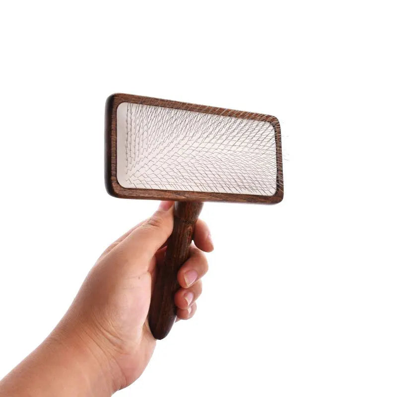 Load image into Gallery viewer, Sustainable Wood &amp; Stainless Steel Pet Grooming Set
