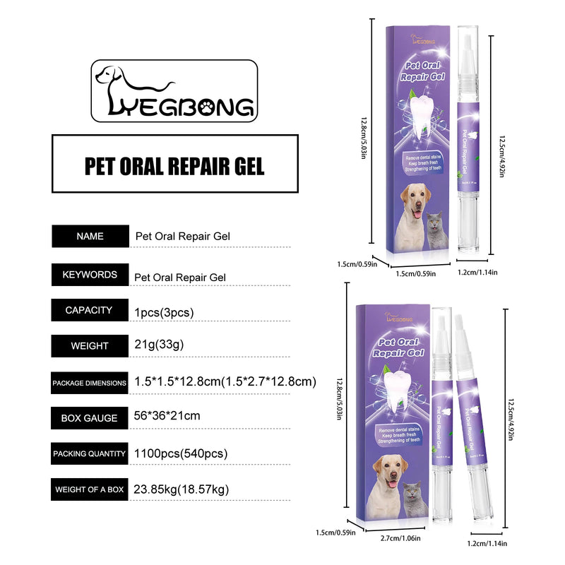 Load image into Gallery viewer, Pet Oral Repair Gel – Bad Breath &amp; Tartar
