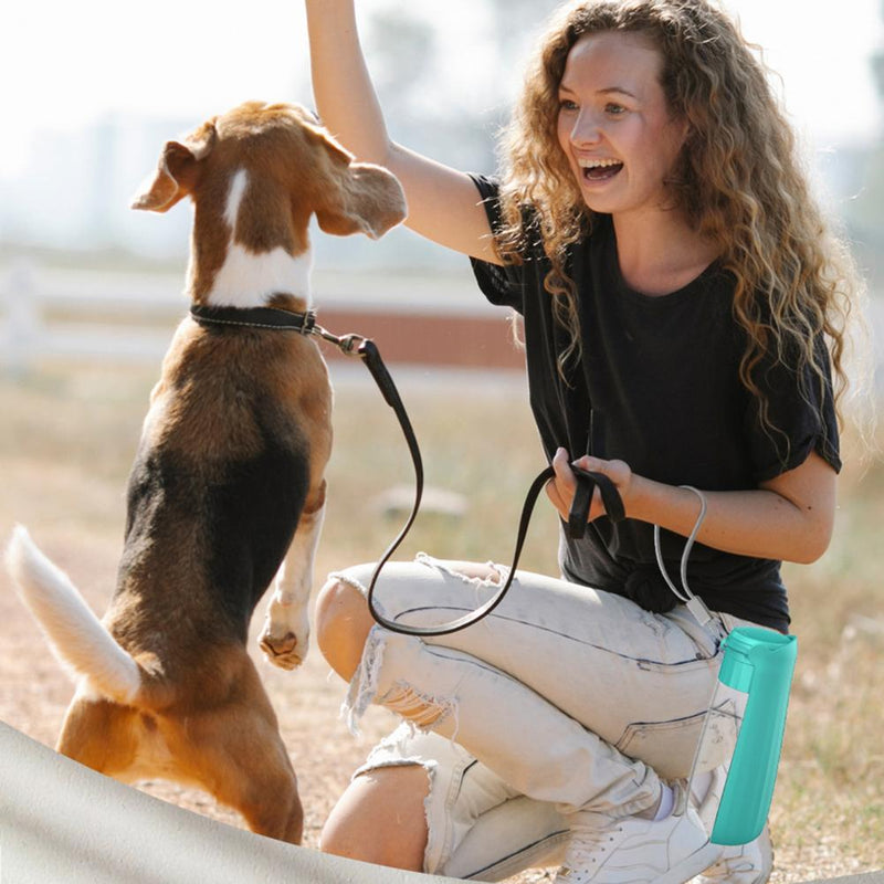 Load image into Gallery viewer, Portable Pet Water Bottle – Leakproof Dog &amp; Cat  | Foldable Bowl
