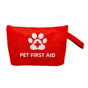 Reflective pet emergency travel kit, waterproof first aid for dogs and cats.