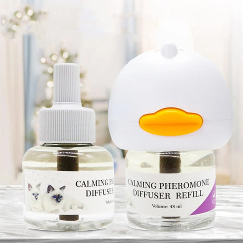 Pheromone Diffuser for Cats Refillable Calming Spray for Calm Relaxing
