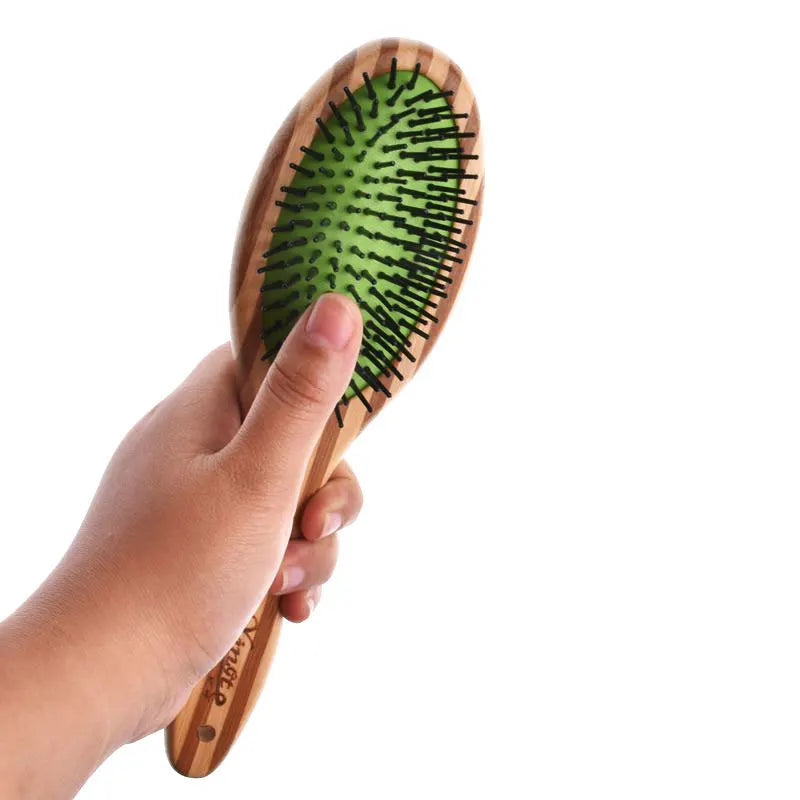 Load image into Gallery viewer, Sustainable Wood &amp; Stainless Steel Pet Grooming Set
