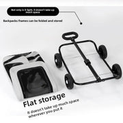 Foldable Pet Stroller & Carrier for Small/Medium Dogs & Cats