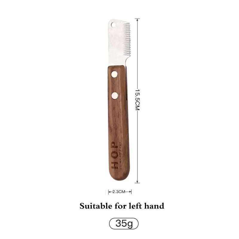 Load image into Gallery viewer, Sustainable Wood &amp; Stainless Steel Pet Grooming Set
