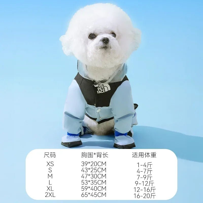 Load image into Gallery viewer, Waterproof Reflective Raincoat for Small Dogs
