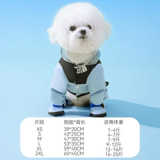 Waterproof Reflective Raincoat for Small Dogs