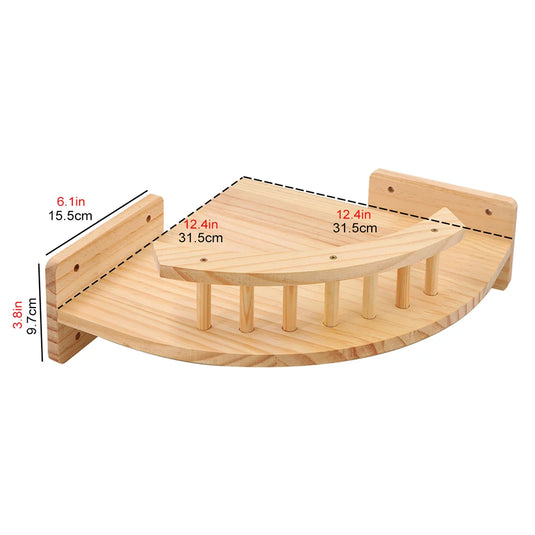 Premium Wall-Mounted Cat Climbing Shelves Set