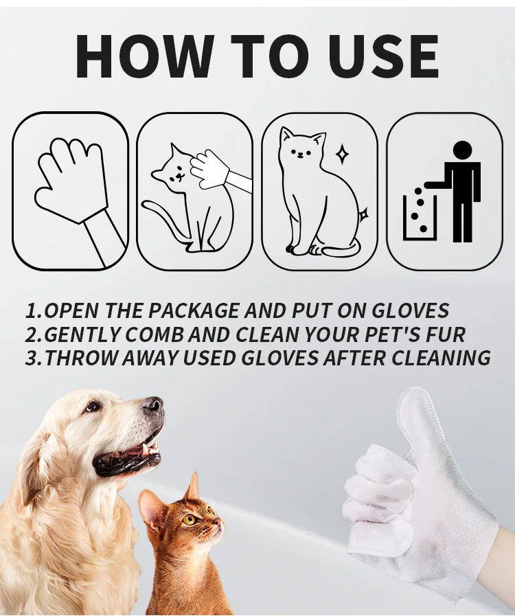 Load image into Gallery viewer, Pet Disposable Gloves for Grooming
