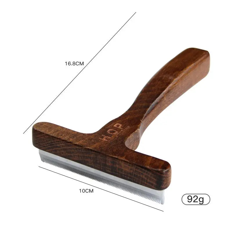 Load image into Gallery viewer, Sustainable Wood &amp; Stainless Steel Pet Grooming Set
