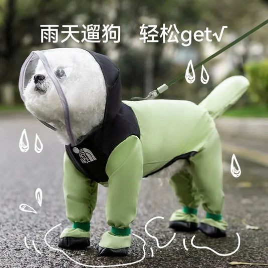 Waterproof Reflective Raincoat for Small Dogs