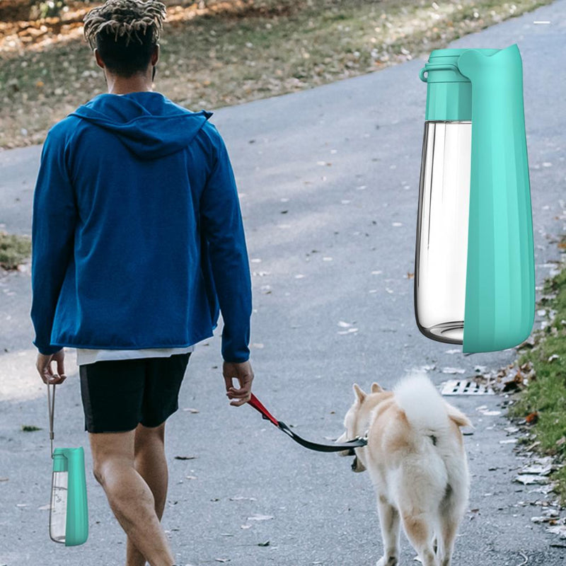 Load image into Gallery viewer, Portable Pet Water Bottle – Leakproof Dog &amp; Cat  | Foldable Bowl
