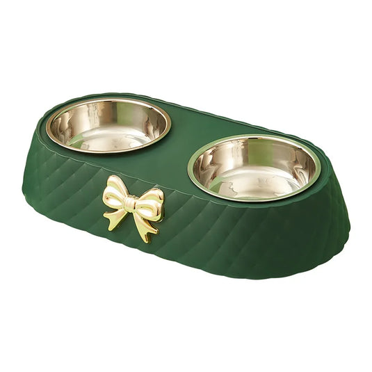 Double Pet Bowl Set – Stainless Steel Feeder