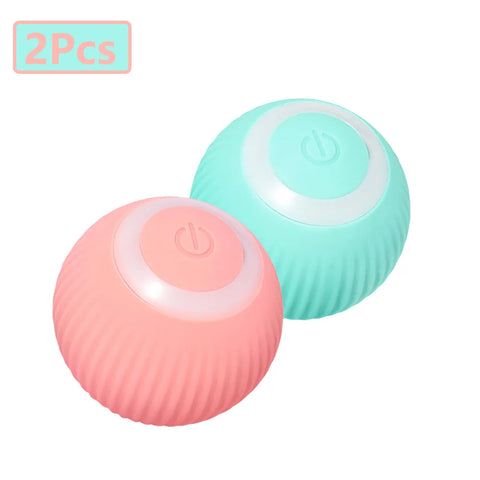Eco-Smart Interactive Pet Ball - USB Rechargeable Motion Toy for Dogs & Cats 1-4 pcs