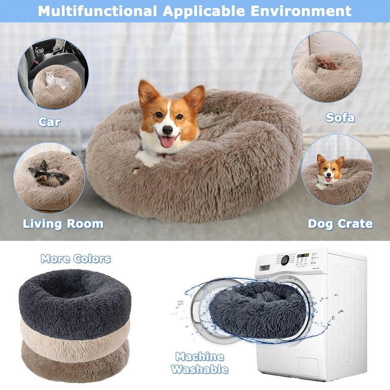 Load image into Gallery viewer, 40-50cm Round Pet Bed
