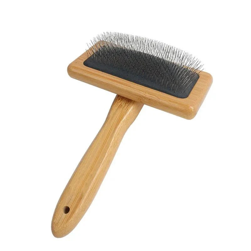 Load image into Gallery viewer, Eco-Friendly Bamboo Pet Grooming Brush for Dogs and Cats
