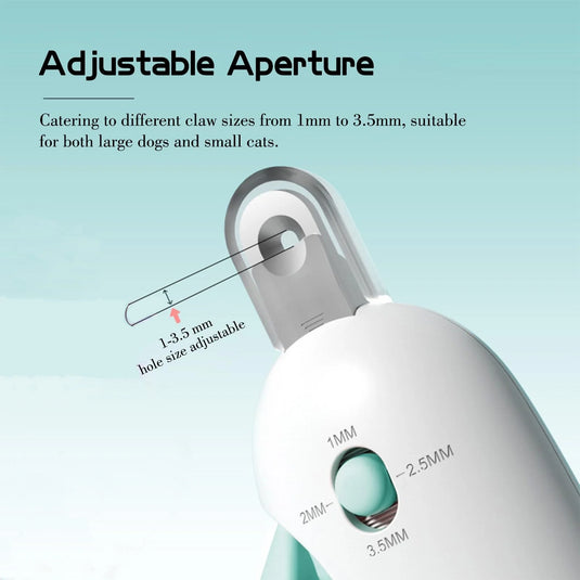 Adjustable Hole Cat Dog Nail Clipper Cutter Pet Claw Trimmer Puppy Kitten Care Grooming Tool