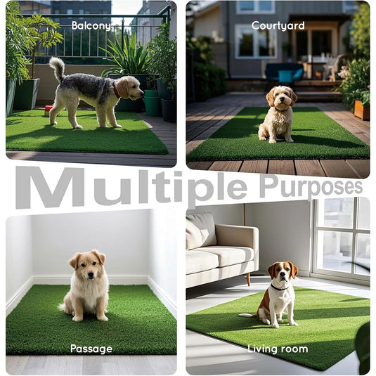 Odor-Resistant Artificial Grass Potty Pad
