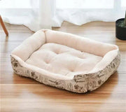 Warm Bone Pet Dogs Bed Cozy Cotton Nest Bed
