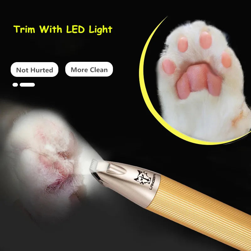 Load image into Gallery viewer,      Alluminum Rechargeable Pet Foot Hair Trimmer For Dogs &amp; Cats                   
