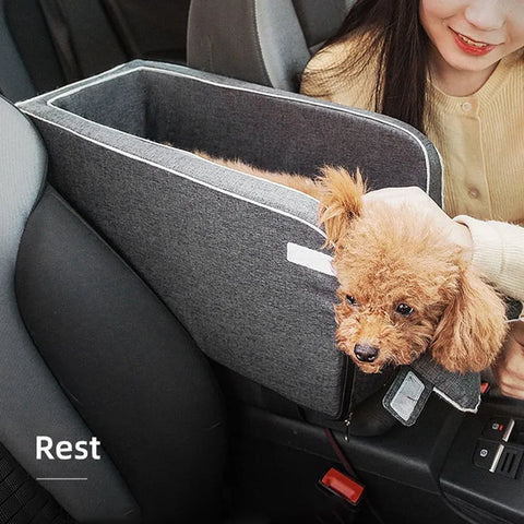 Nonslip Pet Travel Booster and Safety Seat