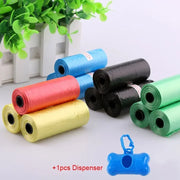 Eco-Friendly Degradable Dog Poop Bags – 5 Rolls 100pcs for Cats & Dogs