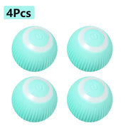 Eco-Smart Interactive Pet Ball - USB Rechargeable Motion Toy for Dogs & Cats 1-4 pcs