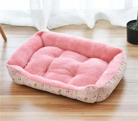 Warm Bone Pet Dogs Bed Cozy Cotton Nest Bed