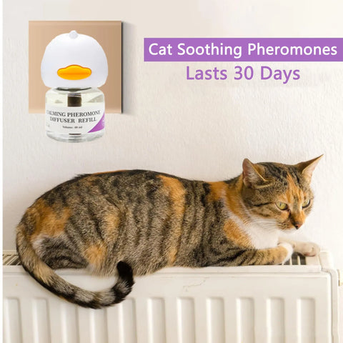 Pheromone Diffuser for Cats Refillable Calming Spray for Calm Relaxing