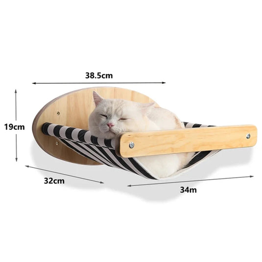 Premium Wall-Mounted Cat Climbing Shelves Set