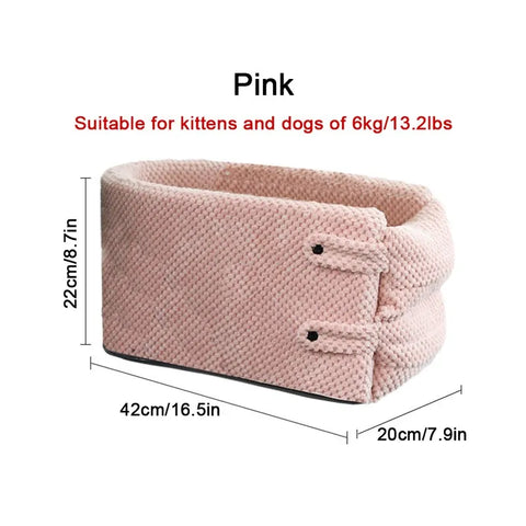 Nonslip Pet Travel Booster and Safety Seat