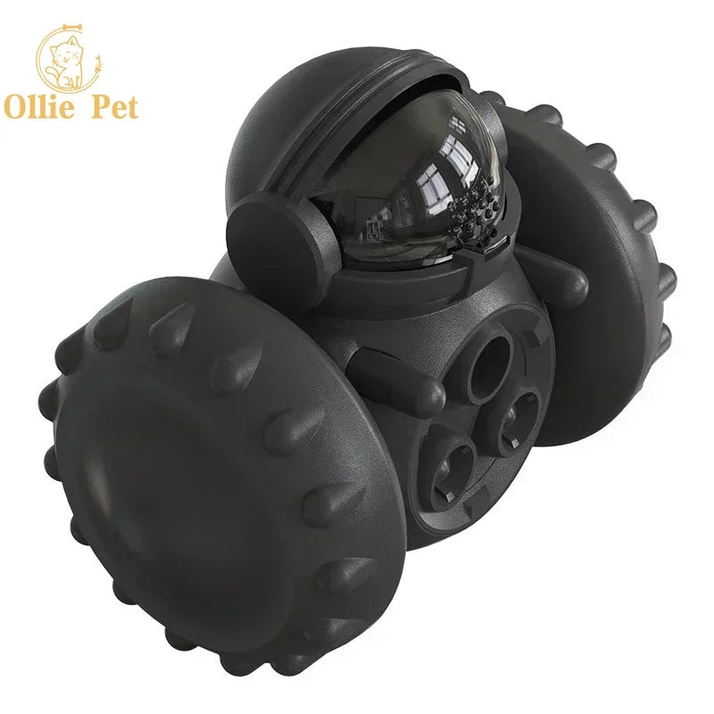 Load image into Gallery viewer, Dog Treat Toy Interactive Tumbler Robot Slow Food Feeder Puppy Cat Snack Treat Dispenser Dog Supplies
