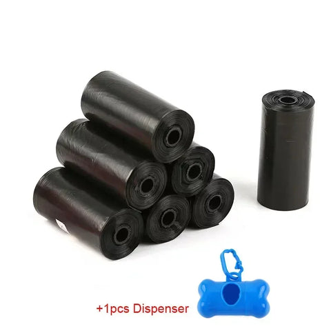 Eco-Friendly Degradable Dog Poop Bags – 5 Rolls 100pcs for Cats & Dogs