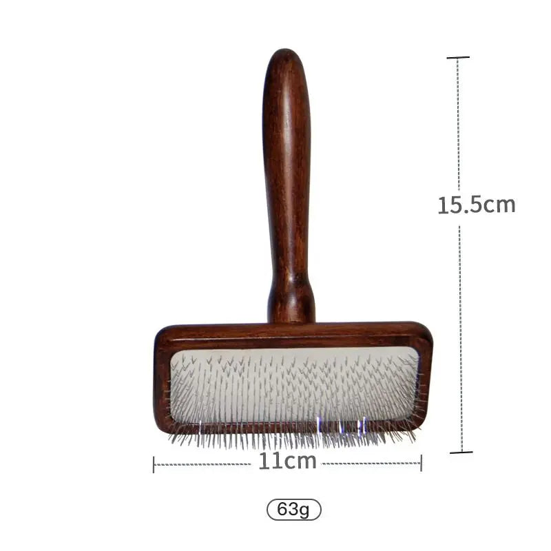 Load image into Gallery viewer, Sustainable Wood &amp; Stainless Steel Pet Grooming Set
