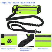 Reflective Hands-Free Dog Leash