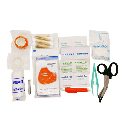 Reflective Pet Emergency Travel Kit with Waterproof First Aid Supplies for Dogs & Cats