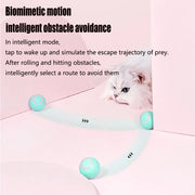 Eco-Smart Interactive Pet Ball - USB Rechargeable Motion Toy for Dogs & Cats 1-4 pcs