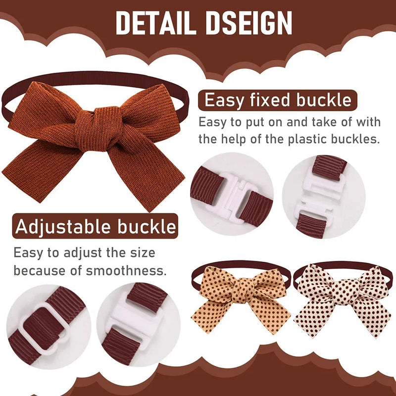 Load image into Gallery viewer, 50PCS Colorful Dog Bow Tie Set
