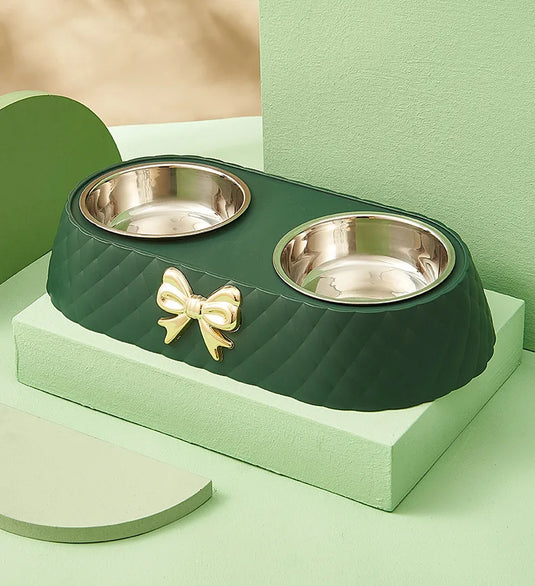 Double Pet Bowl Set – Stainless Steel Feeder