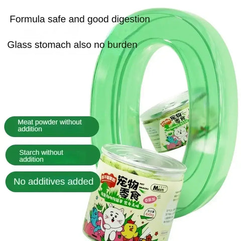 Cat Grass Particles
