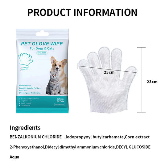 Pet Disposable Gloves for Grooming
